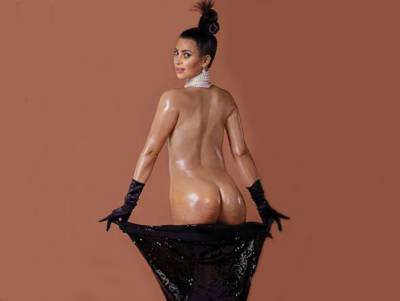 FOTOS: Kim Kardashian, desnuda y sin Photoshop