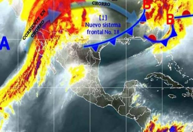 Heladas y lluvias fuertes en Puebla por frente frío 18: Conagua