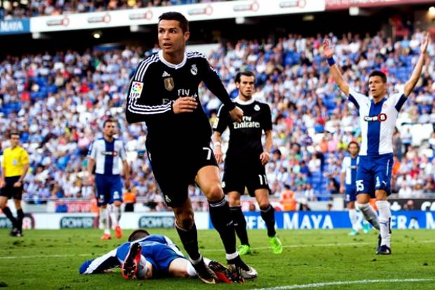 Real Madrid goleó 4-2 al Espanyol con hat trick de Cristiano Ronaldo