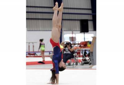 Campeonato de gimnasia en Puebla