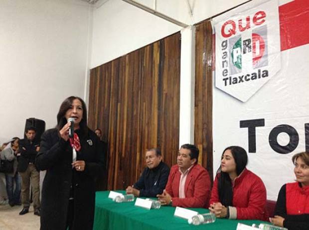 Rocío García Olmedo, delegada del CEN del PRI en Tlaxcala