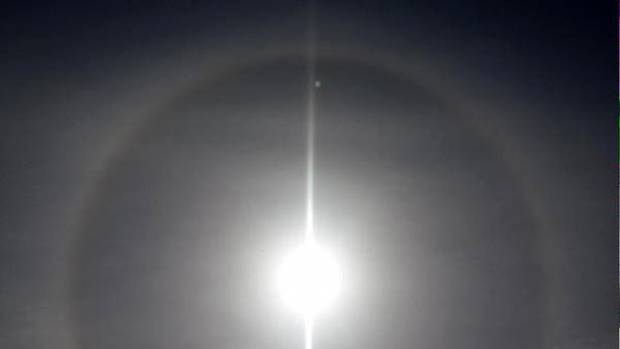 Halo solar en Atlixco se populariza en redes sociales