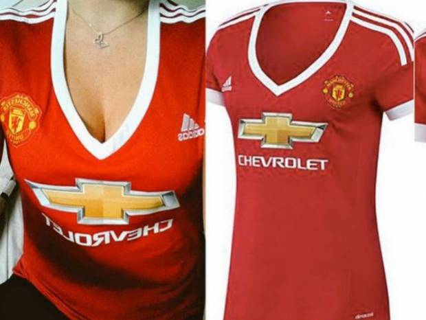 Jersey femenino del Manchestar United, calificado como sexista