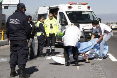 Menor de 13 años de edad murió atropellado en la autopista México-Puebla