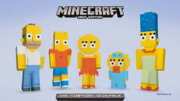 Los Simpson llegan en versión Minecraft