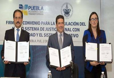 BUAP, sede regional de formación del nuevo Sistema de Justicia Penal