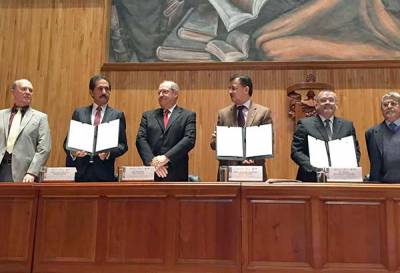 BUAP firma convenio con Unesco para crear observatorio educativo