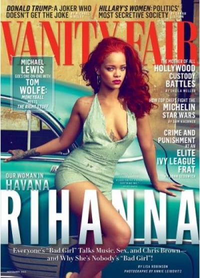FOTOS: Rihanna, sensual para la revista Vanity Fair