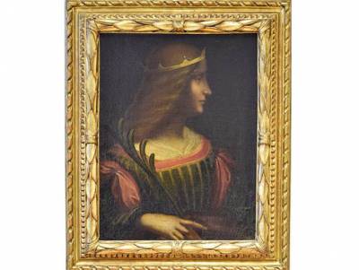 Recuperan pintura atribuida a Leonardo Da Vinci, estaba en un banco suizo