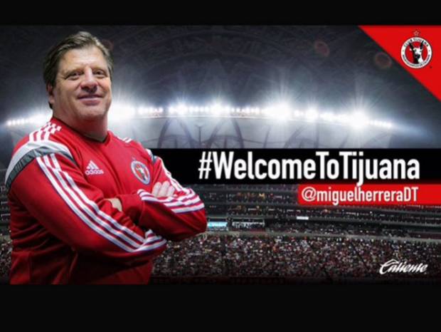 Miguel Herrera, nuevo DT de Xolos de Tijuana; dirigirá hasta 2016