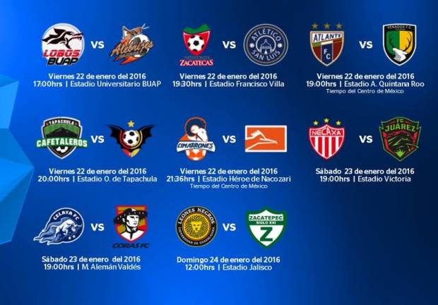 Ascenso MX: Conoce juegos y horarios de la J3