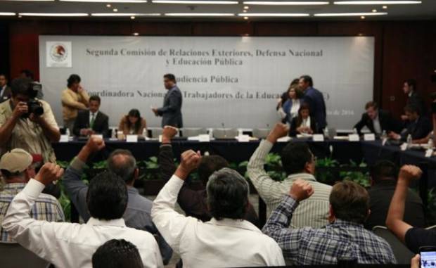 CNTE insiste en condiciones para erogar reforma educativa