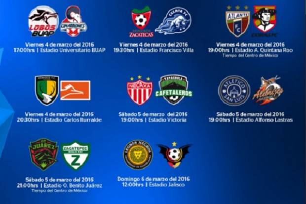 Ascenso MX: Consulta juegos y horarios de la jornada 9