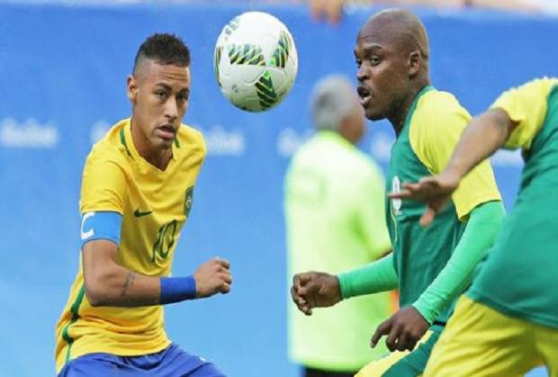 Río 2016: Brasil y Neymar no pudieron con Sudáfrica, igualaron a cero