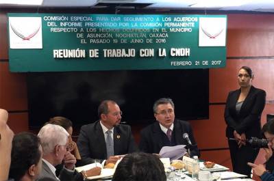 CNDH desmiente versión sobre operativo policíaco en Nochixtlán