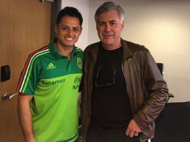 Chicharito y Ancelotti aparecen en fotografía; habría rencuentro en el Bayern Munich