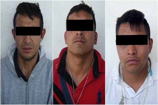 Policía de Puebla aseguró a tres ladrones en San Bartolo