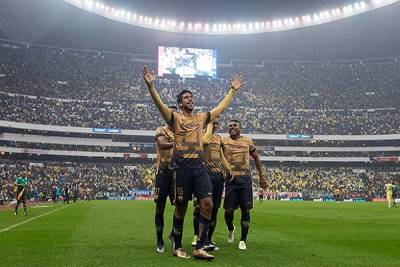 Pumas UNAM goleó 3-0 al América y se acerca a la final de la Liga MX