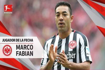 Marco Fabián es elegido el MVP de la semana en la Bundesliga