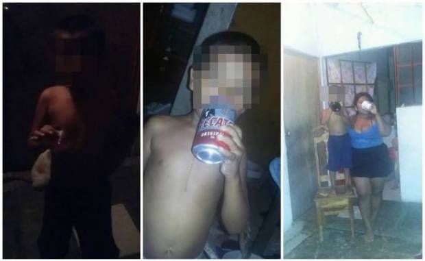 Indignación en redes por fotos de madre bebiendo alcohol con su bebé