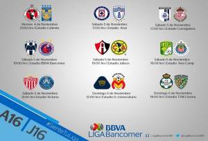 Liga MX: Conoce el resto de la J16
