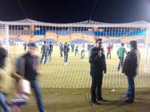 Balacera en estadio Alfonso Lastras de San Luis, 16 heridos y un asegurado
