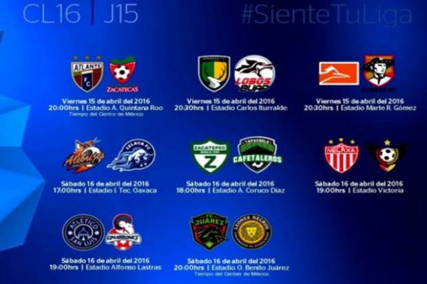 Ascenso MX: Consulta juegos y horarios de la jornada 15