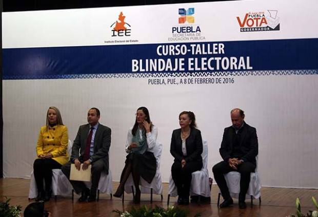 Funcionarios de la SEP se capacitan en blindaje electoral