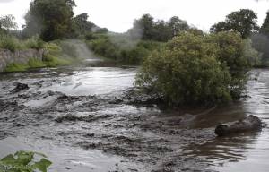 Sin afectaciones en San Martín Texmelucan por crecida del río Acotzala