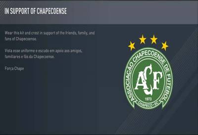 FIFA 17 rinde homenaje al Chapecoense