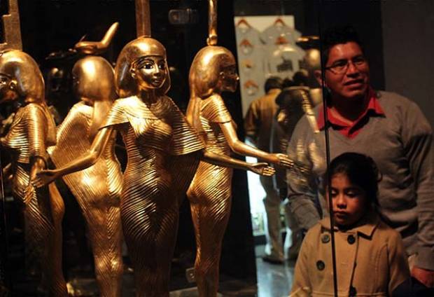 Exposición de “Tutankamón” permanecerá en Puebla hasta febrero de 2016