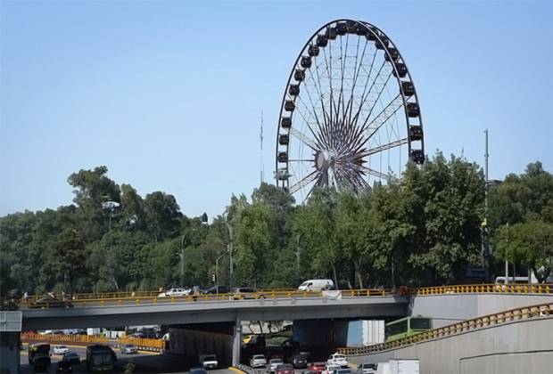 CDMX continúa proyecto de Rueda de la Fortuna en Chapultepec