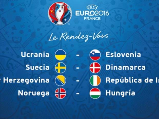 EuroCopa 2016: Quedaron listo los juegos de repechaje