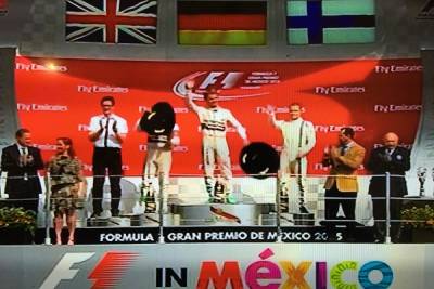 Nico Rosberg se adjudicó el GP de México 2015; Checo Pérez quedó 8vo