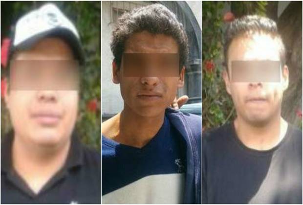 Cayeron tres sujetos acusados de robo en Puebla