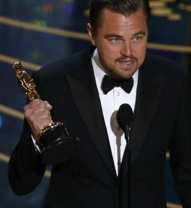 Leonardo DiCaprio olvidó Oscar en una fiesta