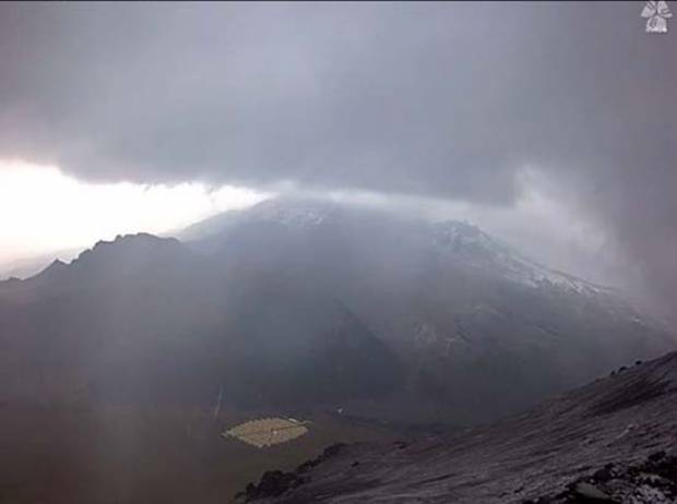 VIDEO: Captan nevada en el volcán Sierra Negra de Puebla