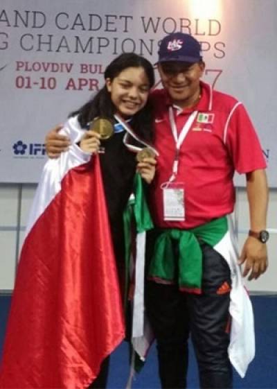 Natalia Botello obtuvo medalla de oro para México en campeonato juvenil de esgrima