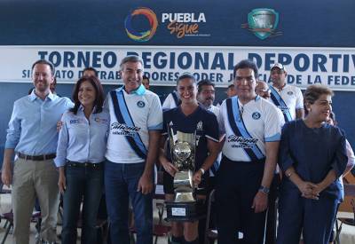 Tony Gali clausura torneo deportivo del Sindicato del Poder Judicial