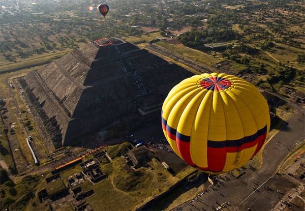 Viaja en globo y recibe la primavera  en Teotihuacán