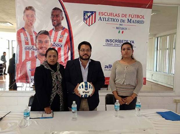 Escuela del Atlético de Madrid inicia en noviembre operaciones en Puebla