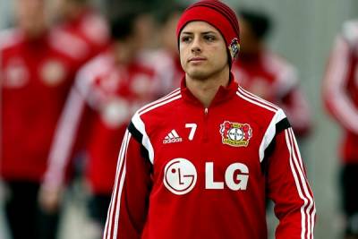 Chicharito sin fractura, regresó a entrenar con el Leverkusen