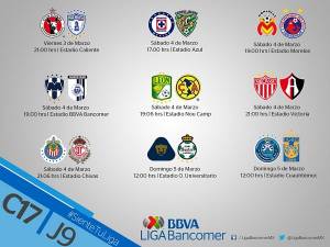 Liga MX: Continúa la actividad de la J9