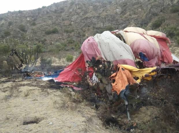 Dos muertos y 5 heridos por caída de globo aerostático en Hidalgo