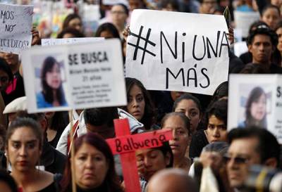 #NiUnaMás, Marchan contra la ola de feminicidios en Puebla