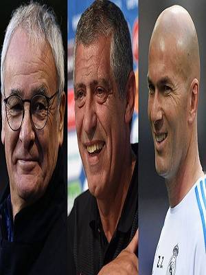 FIFA: Claudio Ranieri, Fernando Santos y Zidane, terna como mejor DT