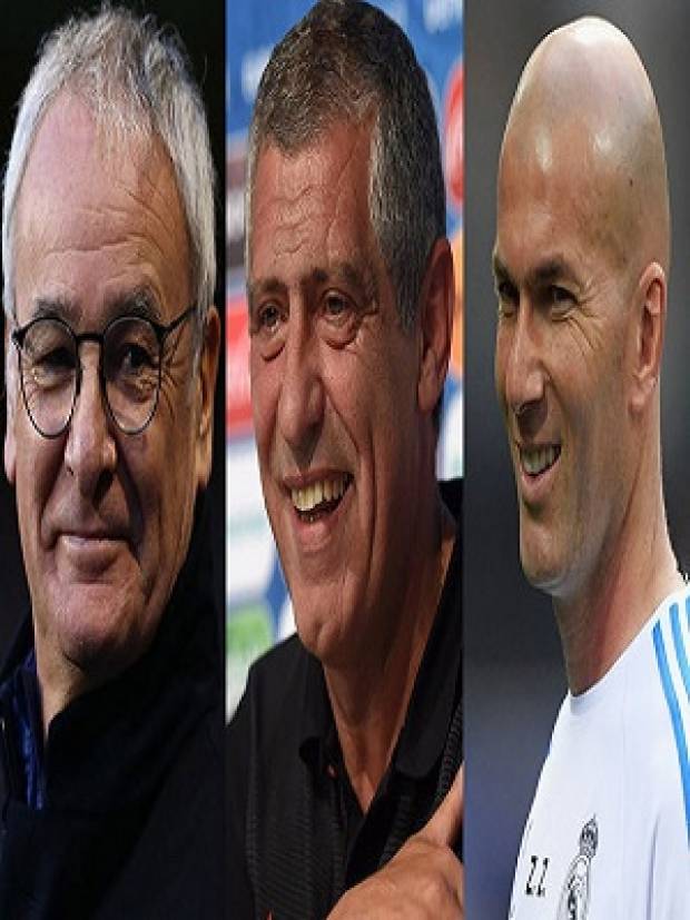 FIFA: Claudio Ranieri, Fernando Santos y Zidane, terna como mejor DT