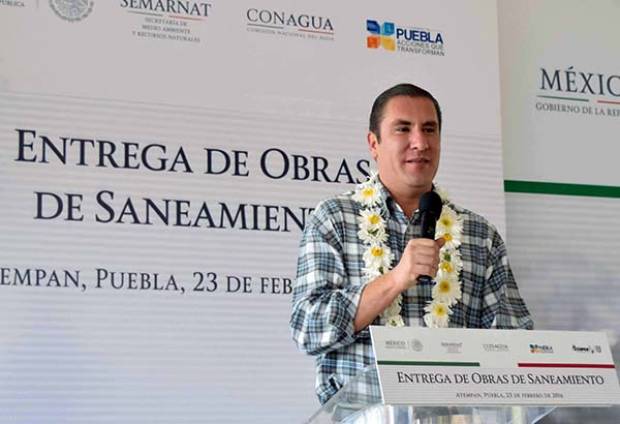 RMV y  Pacchiano Alamán inauguran obras en Atempan