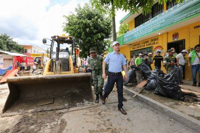 Dos personas muertas por intensas lluvias en Chiapas