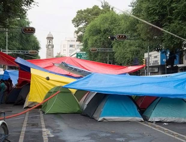 Segob niega diáologo con la CNTE para retirar plantón